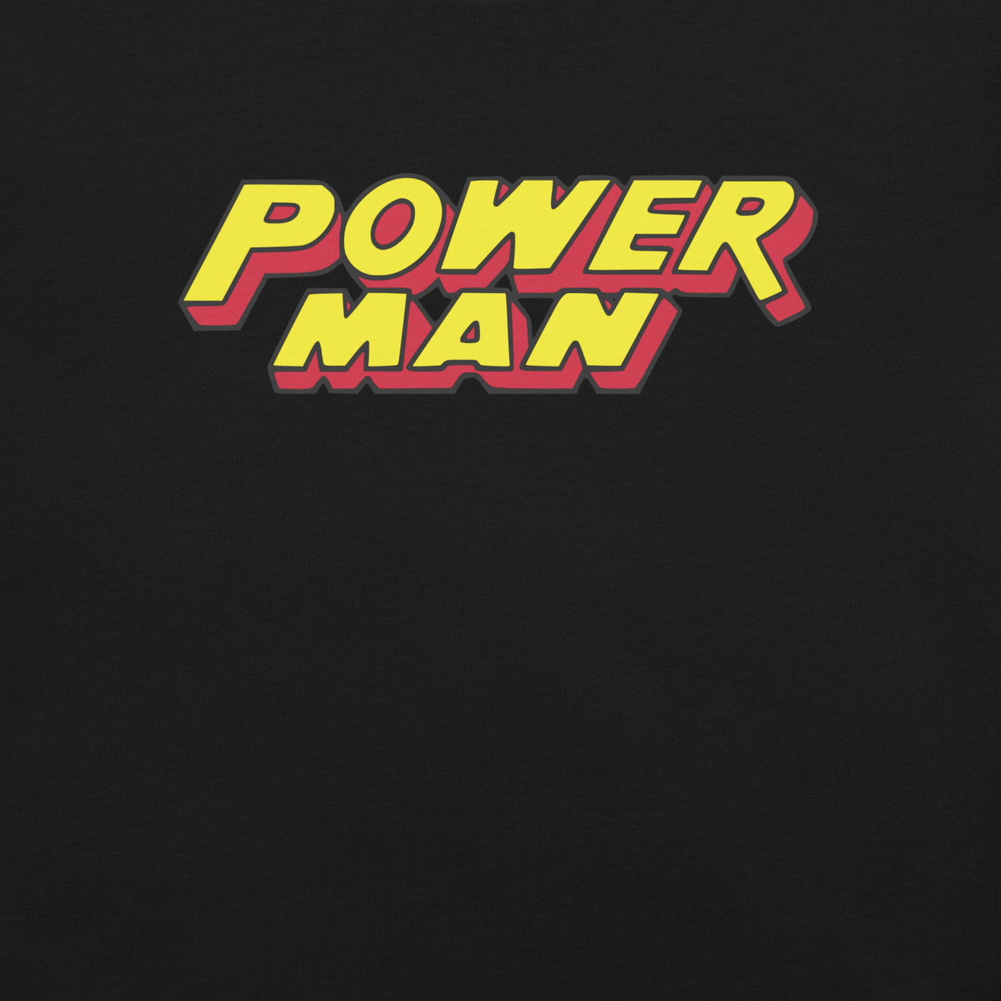 Power Man T-shirt | Vintage Black Comic Streetwear